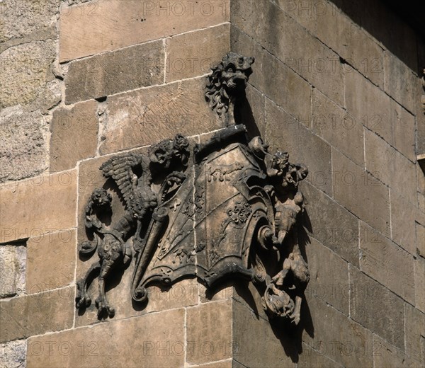 EXTERIOR-DET EMBLEMA HERALDICO EN ESQUINA DE LA TORRE
SALAMANCA, PALACIO DE MONTERREY
SALAMANCA

This image is not downloadable. Contact us for the high res.