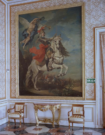 LOO VAN LOUIS MICHEL 1707/1771
INTERIOR-PLANTA 2ª-SALA 10ª-RETRATO ECUESTRE FELIPE V
LA GRANJA, PALACIO REAL 
SEGOVIA