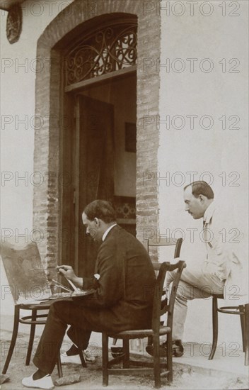 FOTOGRAF-JULIO ROMERO TORRES PINTANDO AL NATURAL-CORDOBA 1905
CORDOBA, MUSEO BELLAS ARTES
CORDOBA

This image is not downloadable. Contact us for the high res.