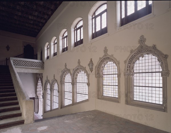 ESCALERAS DE ACCESO AL SALON DEL TRONO
ZARAGOZA, ALJAFERIA-CORTES ARAGON
ZARAGOZA