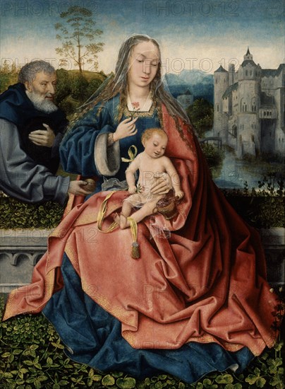 MAESTRO DE FRANCFORT
LA SAGRADA FAMILIA-HACIA 1508-OLEO/TABLA-77X75 CM
MADRID, MUSEO THYSSEN-BORNEMISA
MADRID