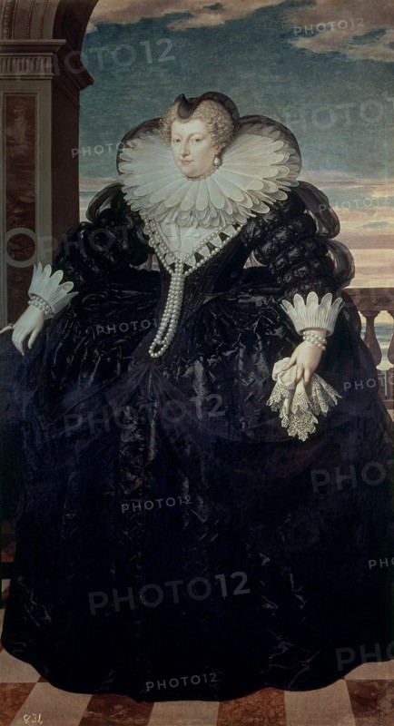 POURBUS FRANS II 1569/1622
MARIA DE MEDICIS REINA DE FRANCIA - 1617 - O/L 215x115 - NP 1624
Madrid, musée du Prado