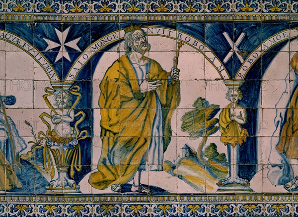AZULEJO- REY SALOMON-AZULEJO DE TALAVERA
TALAVERA, BASILICA NTRA SEÑORA DEL PRADO
TOLEDO

This image is not downloadable. Contact us for the high res.