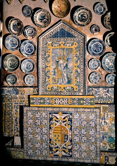 RETABLO DE CERAMICA A S BLAS
TALAVERA, MUSEO RUIZ DE LUNA
TOLEDO

This image is not downloadable. Contact us for the high res.