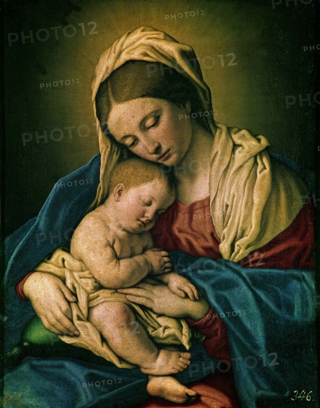 Il Sassoferrato, Madonna and Sleeping Christ Child
