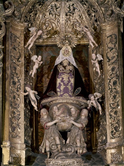 BORJA ANTONIO
CAPILLA DEL REY CASTO-VIRGEN DEL RETABLO CHURRIGUERESCO.HACIA 1719
OVIEDO, CATEDRAL DE SAN SALVADOR
ASTURIAS

This image is not downloadable. Contact us for the high res.