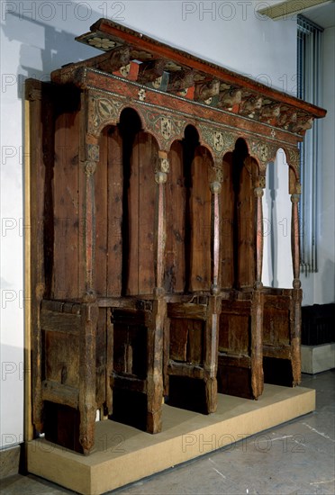 SILLERIA DE CORO-PROC. DE PALENCIA, MUDEJAR S XIV (CONVENTO STA CLARA DE ASTUDILLO)
MADRID, MUSEO ARQUEOLOGICO NACIONAL
MADRID
