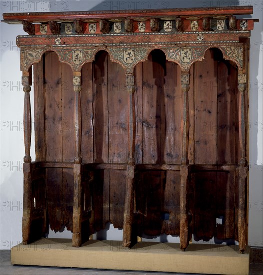 SILLERIA DE CORO-PROC. DE  PALENCIA:MUDEJAR S XIV (CONVENTO DE STA CLARA DE ASTUDILLO)
MADRID, MUSEO ARQUEOLOGICO NACIONAL
MADRID