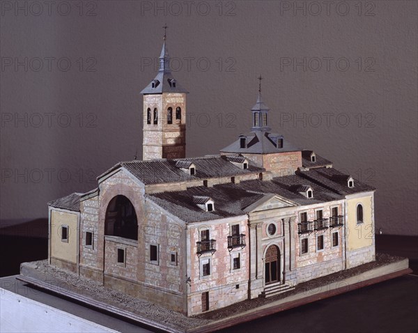 IGLESIA DE STA MARIA    (MAQUETA)
Madrid, musée municipal