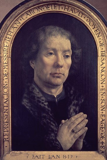 MABUSE(GOSSART JAN) 1478/1532
JUAN CARONDELET DEAN DE BESANCON A LOS 48 ANOS
PARIS, MUSEO LOUVRE-INTERIOR
FRANCIA