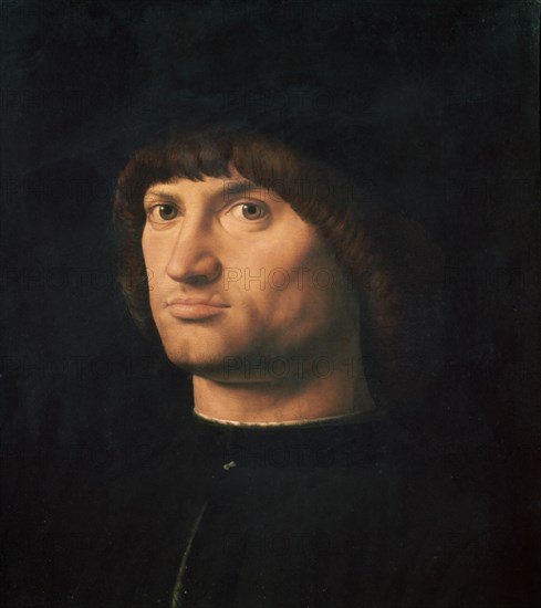 MESSINA ANTONELLO DE 1430/79
RETRATO DE UN CONDOTIERO - 1475
PARIS, MUSEO LOUVRE-INTERIOR
FRANCIA