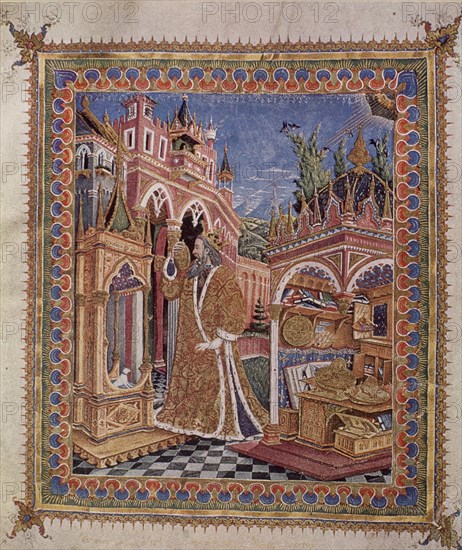 TOLOMEO-DET FOLIO:TOLOMEO "GEOGRAFIA"(EN GRIEGO)-MS.GR.Z 388
VENECIA, BASILICA DE SAN MARCOS
ITALIA

This image is not downloadable. Contact us for the high res.
