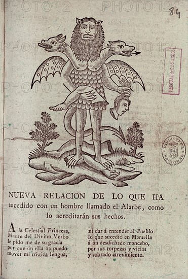 PORTADA-ROMANCE S XVIII-PROC BIBL DE PASCUAL GAYANGOS(ORIENTALISTA ESPAÑOL)
MADRID, BIBLIOTECA NACIONAL
MADRID

This image is not downloadable. Contact us for the high res.