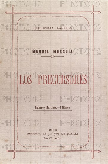 MURGUIA MANUEL
PORTADA DE LOS PRECURSORES DE MURGUIA

This image is not downloadable. Contact us for the high res.