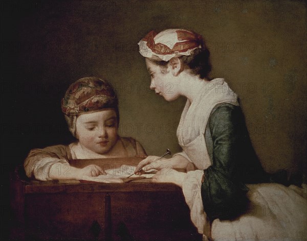 CHARDIN JEAN BAPTISTE SIMEON 1699/1779
JOVEN INSTITUTRIZ-61,66X66,7 CM-1740-
WASHINGTON D.F., NATIONAL GALLERY
EEUU

This image is not downloadable. Contact us for the high res.