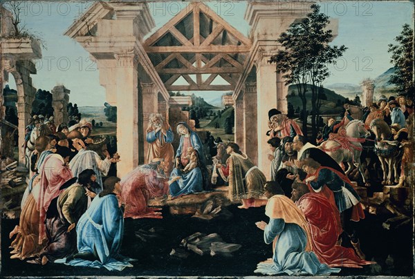 BOTTICELLI SANDRO 1444/1510
ADORACION DE LOS MAGOS - 1480 - O/L 68x102 - PINTURA RENACENTISTA ITALIANA
WASHINGTON D.F., NATIONAL GALLERY
EEUU