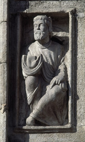 MAESTRO MATEO
EXTERIOR-DET DE LA PUERTA STA
SANTIAGO DE COMPOSTELA, CATEDRAL
CORUÑA