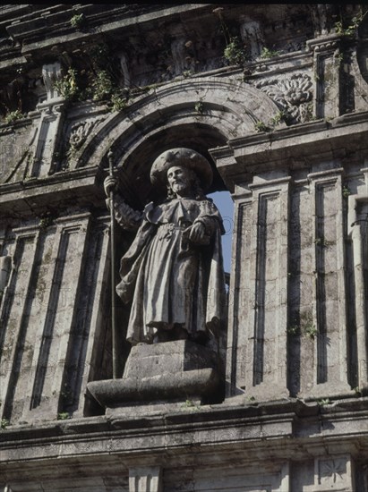 MAESTRO MATEO
EXTERIOR-DET DE SANTIAGO EN LA PUERTA SANTA
SANTIAGO DE COMPOSTELA, CATEDRAL
CORUÑA