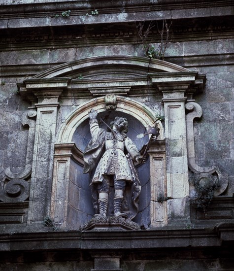 MONASTERIO DE S PAYO-DET FACHADA DE LA IGLESIA
SANTIAGO DE COMPOSTELA, MONASTERIO SAN PELAYO DE ANTEALTARES
CORUÑA