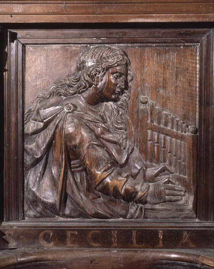 ANTIGUO CORO DE LA CATEDRAL DE SANTIAGO DE COMPOSTELA-STA CECILIA
SOBRADO, MONASTERIO SOBRADO MONJES
CORUÑA