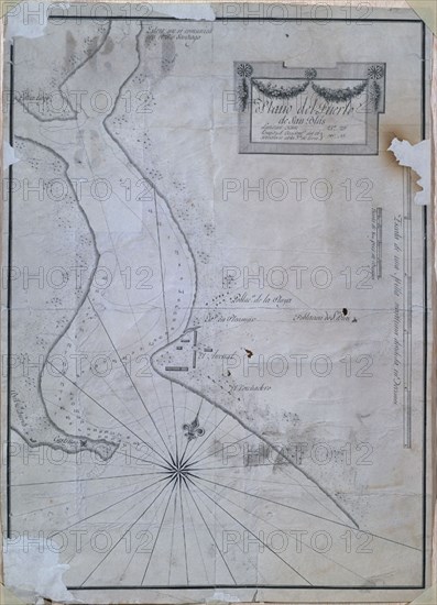 PLANO DEL PUERTO DE S BLAS
MADRID, MUSEO NAVAL
MADRID
