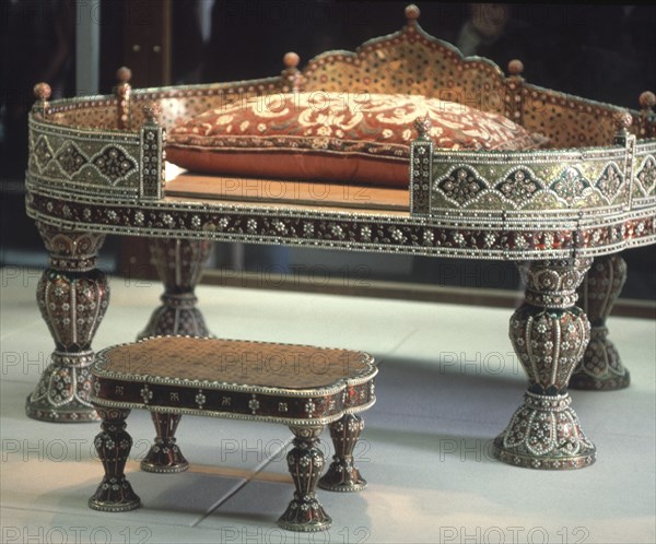 TRONO DEL SULTAN
ESTAMBUL, PALACIO TOPKAPI-MUSEO
TURQUIA