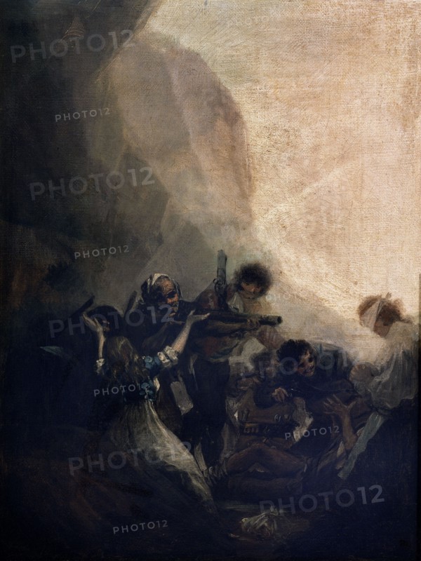 Goya, Bandits shooting their prisoners or Assault of Bandits I