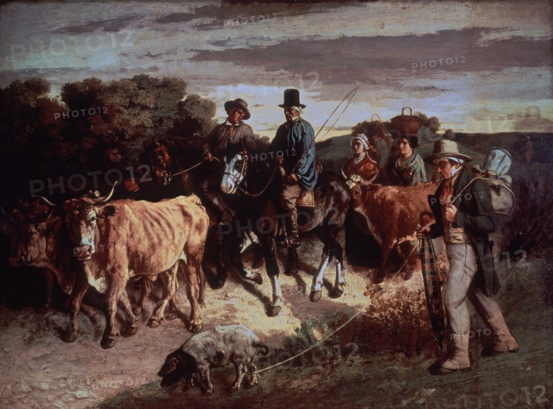 Courbet, The Peasants of Flagey returning from the Fair