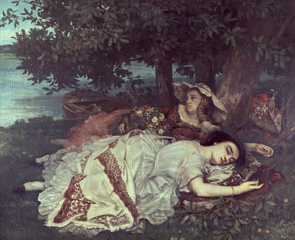 Courbet, Les demoiselles de bord de Seine