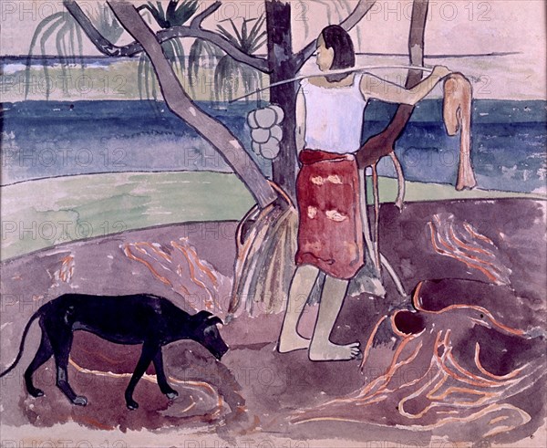 GAUGUIN PAUL 1848/1903
ACUARELA
BELGRADO, MUSEO
YUGOSLAVIA-SERBIA

This image is not downloadable. Contact us for the high res.