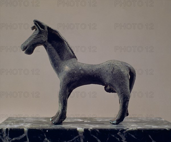 CABALLO IBERICO EN BRONCE-EXVOTO IBERICO-PROC DESPEÑAPERROS
MADRID, MUSEO ARQUEOLOGICO NACIONAL
MADRID