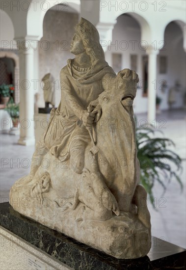 DIOS MITRA-ESCULTURA ROMANA-MITOLOGIA ORIENTAL-RELIGION ROMANA-LUCHA ENTRE BIEN Y MAL- S II
CORDOBA, MUSEO ARQUEOLOGICO
CORDOBA

This image is not downloadable. Contact us for the high res.