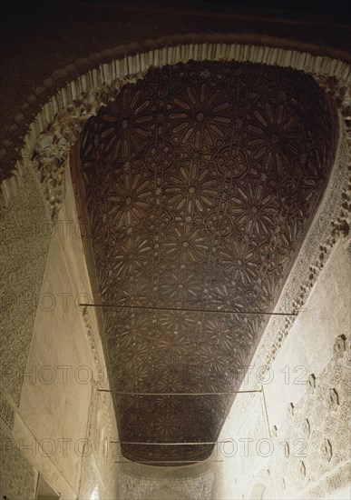 TECHO-COPIA DEL ORIGINAL QUE ARDIO EN EL SIGLO XIX
GRANADA, ALHAMBRA-SALA DE LA BARCA
GRANADA

This image is not downloadable. Contact us for the high res.