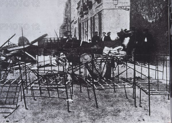 HªCATALUÑA-FOTOGRAFIA-26/7/1909-SEMANA TRAGICA-BARRICADA-BARCELONA
MADRID, BIBLIOTECA NACIONAL
MADRID

This image is not downloadable. Contact us for the high res.