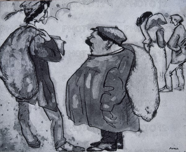 NONELL ISIDRO 1872/1911
Hª DE CATALUÑA-DIBUJO-TIPOS DEL PROLETARIADO BARCELONES DE PRINCIPIOS DEL S XX. TRAPEROS
MADRID, BIBLIOTECA NACIONAL
MADRID