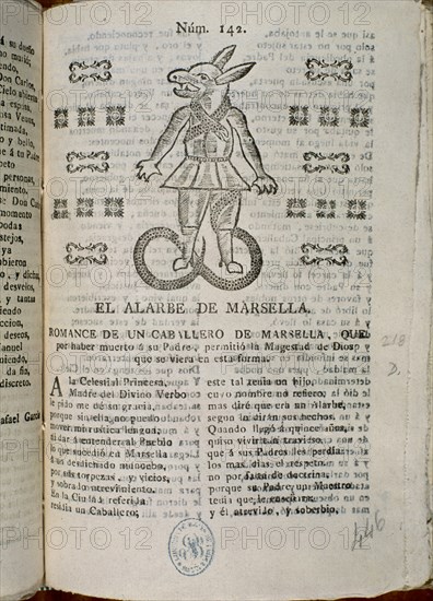 ROMANCE-EL ALARBE DE MARSELLA
MADRID, BIBLIOTECA NACIONAL
MADRID

This image is not downloadable. Contact us for the high res.