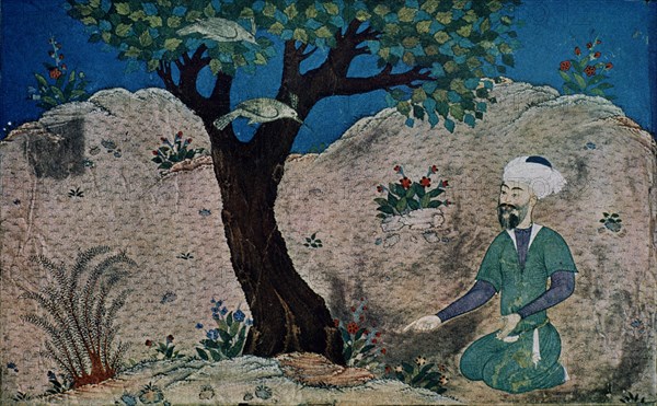 BIDPAI
LIBRO KALILA Y DIMNA-FABULA DEL ANCIANO Y LOS PAJAROS HACIA 300 DC
TEHERAN, B GULISTAN PALACE
IRAN

This image is not downloadable. Contact us for the high res.