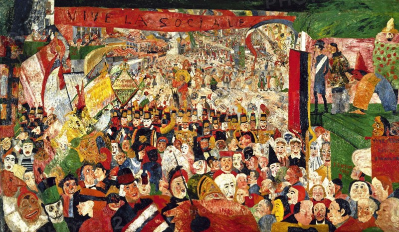 Ensor, Christ in Brussels