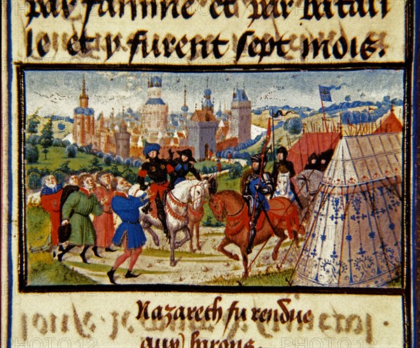 LIBRO DE CRUZADAS DE GODOFREDO DE BOUILLON-DET ESCENA CONQUISTA DE LA CIUDAD DE NAZARET(CON 77232
VIENA, BIBLIOTECA NACIONAL
AUSTRIA