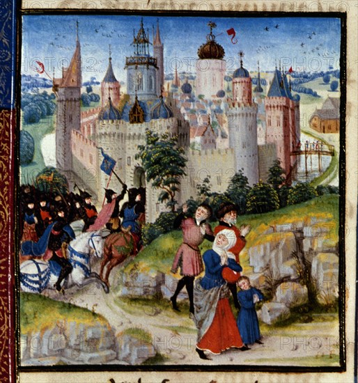 LIBRO DE LAS CRUZADAS - DET CONQUISTA DE CIUDAD-ENTRADA DEL EJERCITO (CONJ 77232)
VIENA, BIBLIOTECA NACIONAL
AUSTRIA