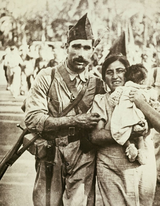 Family of Republicans, Barcelona, 25 July 1936