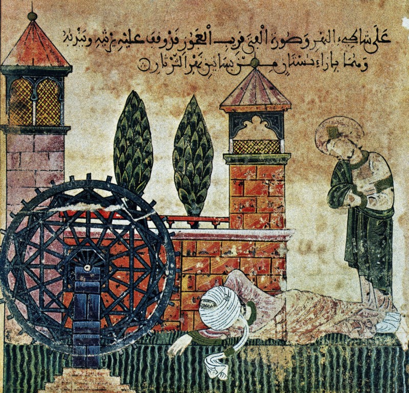 Tale of Bayad and Riyad: the water-wheel