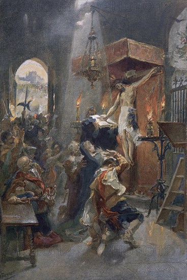 FERRANT ALEJANDRO 1843/1917
A BUEN JUEZ MEJOR TESTIGO IL A OBRA D ZORRILLA
MADRID, BIBLIOTECA NACIONAL
MADRID
