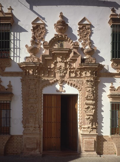 RUIZ FLORINDO A
CASA EN CALLE FERNANDO DE LLERA , 7. PORTADA BARROCA
FUENTES DE ANDALUCIA, EXTERIOR
SEVILLA