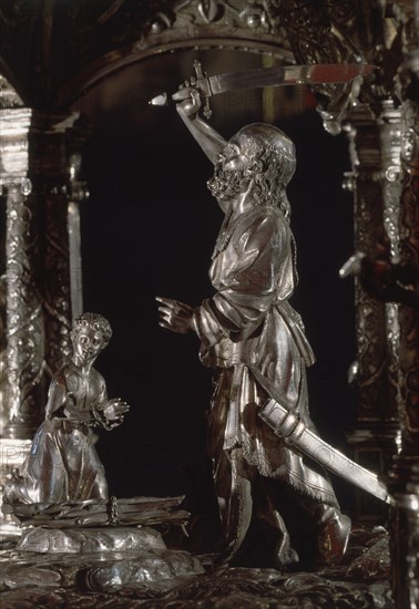ARFE JUAN DE 1535/1603
CUSTODIA PLATA S XVI DET SACRIFICIO ISAAC
AVILA, CATEDRAL MUSEO
AVILA

This image is not downloadable. Contact us for the high res.