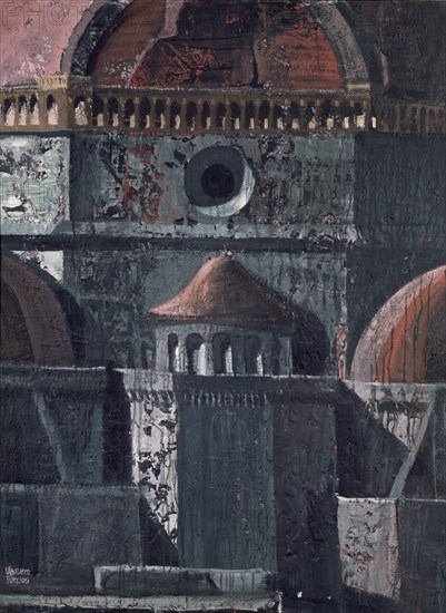 VAQUERO TURCIOS JOAQUIN
FACHADA DE LA CATEDRAL(FLORENCIA) 1963-O/L 130X97 CM
MADRID, BANCO CENTRAL-HISPANO
MADRID