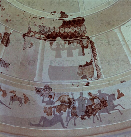 MOSAICO DE LA CUPULA
CENTCELLES, MAUSOLEO
TARRAGONA

This image is not downloadable. Contact us for the high res.