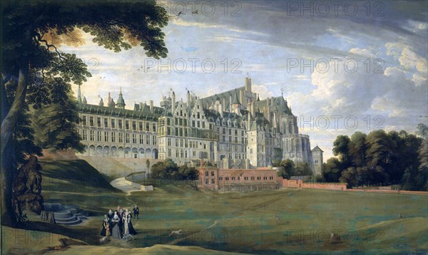 ANONIMO FLAMENCO
EL PALACIO DE BRUSELAS- S XVII        L. 150x228      NP 1451
Madrid, musée du Prado
