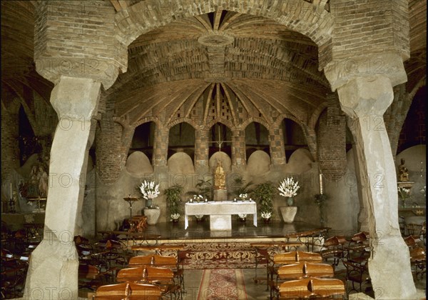 GAUDI ANTONI 1852-1926
INTERIOR DE LA IGLESIA
SANTA COLOMA GRAMANET, COLONIA GUELL
BARCELONA

This image is not downloadable. Contact us for the high res.