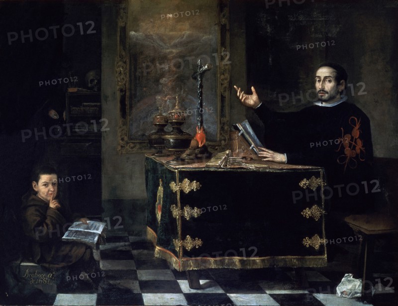VALDES LEAL JUAN 1622/1690
MIGUEL MAÑARA LEYENDO LA REGLA DE LA CARIDAD - 1681- O/L 196x225 - PINTURA BARROCA ESPAÑOLA
SEVILLA, HOSPITAL DE LA CARIDAD
SEVILLA